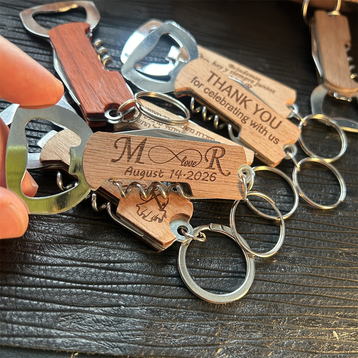 Wine Beer Name - 10pcs Custom Colorful Logo Favor Gift