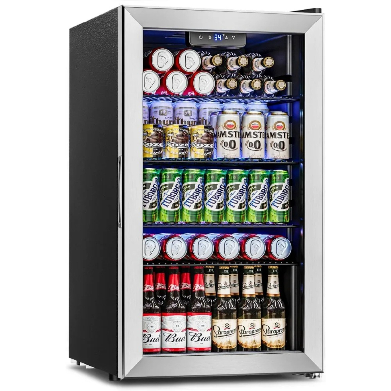 Beverage Refrigerator Cooler - - Wine Beer Fridge Small incelemesi ve fiyatı