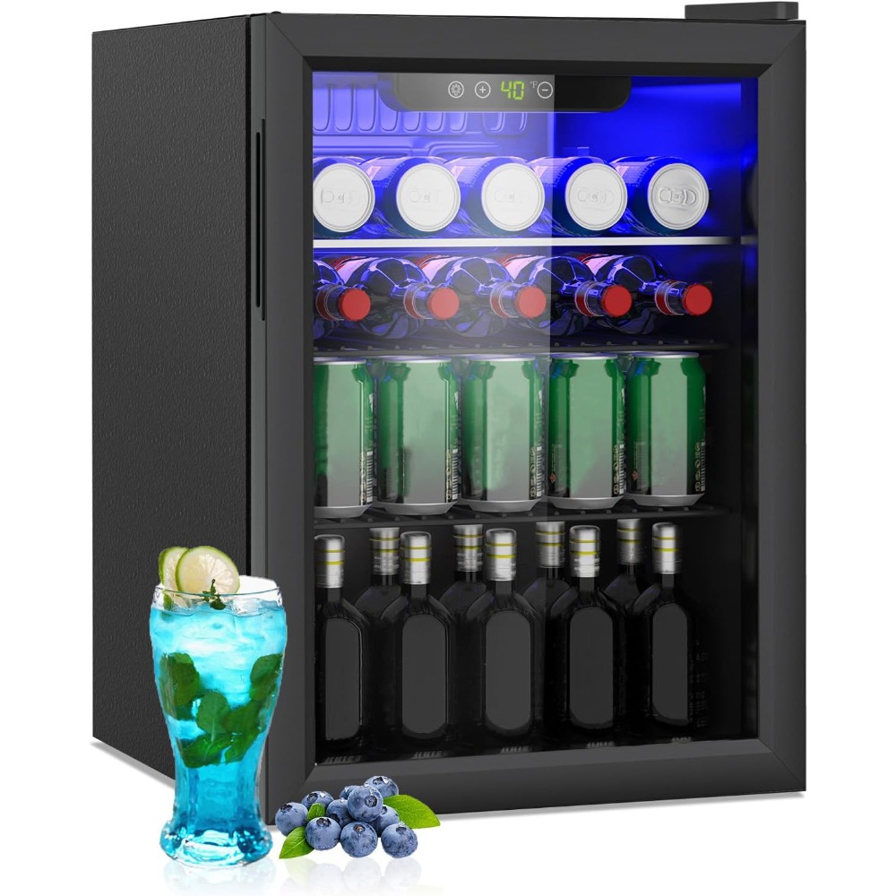 Compact Beverage Refrigerator, - Wine Beer Fridge Small incelemesi ve fiyatı
