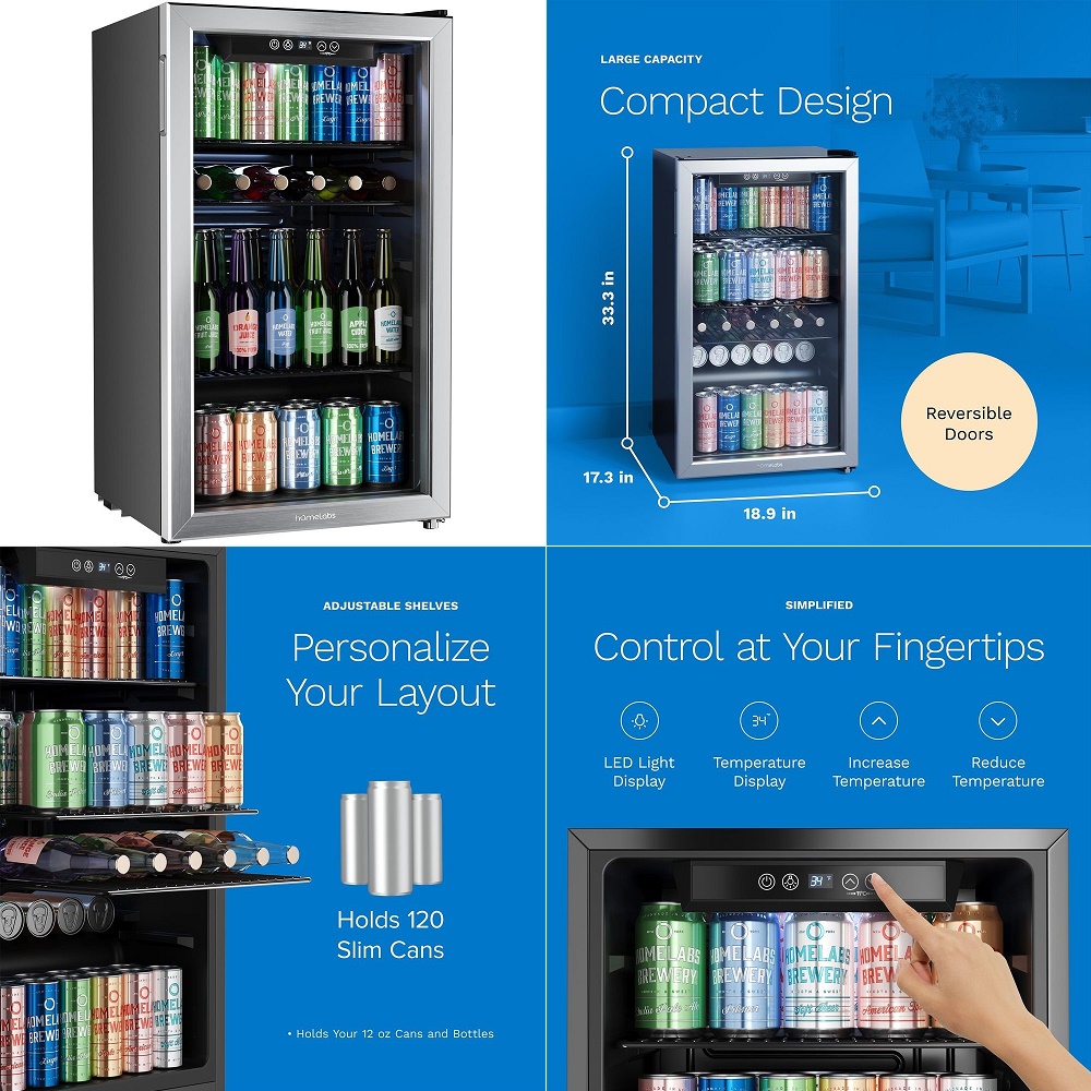 Beverage Refrigerator and Cool - Wine Beer Fridge Small incelemesi ve fiyatı