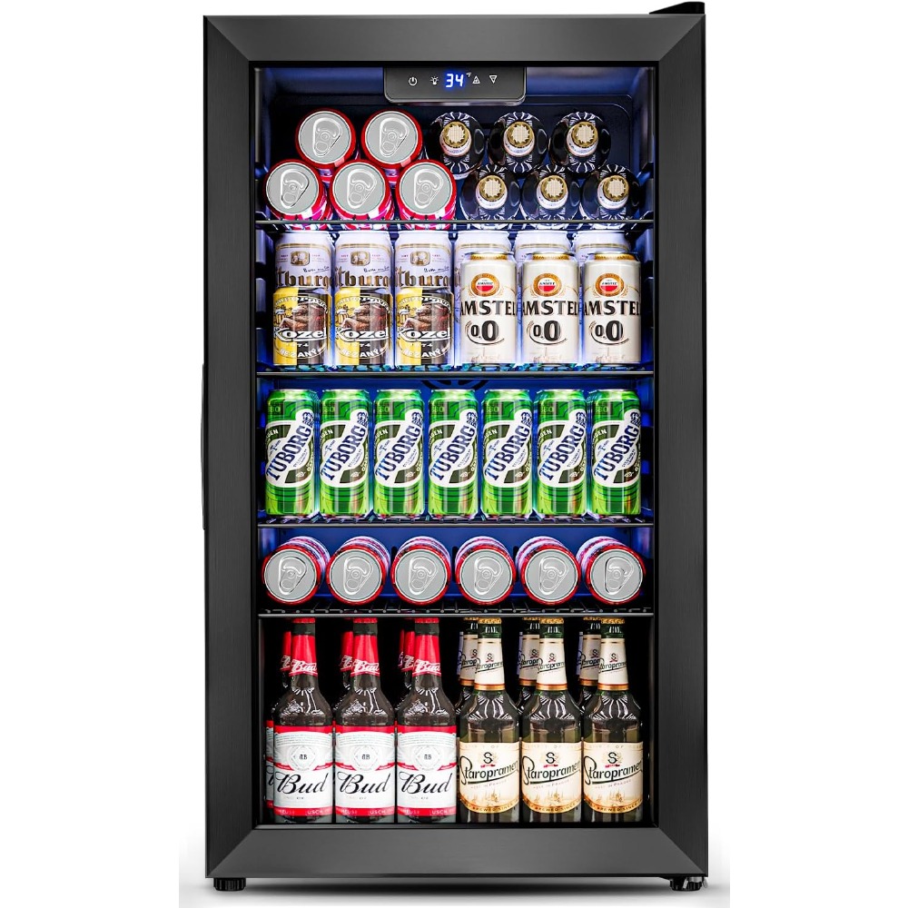 US Shipping Mini Fridge 3.2 Cu - Wine Beer Fridge Small incelemesi ve fiyatı