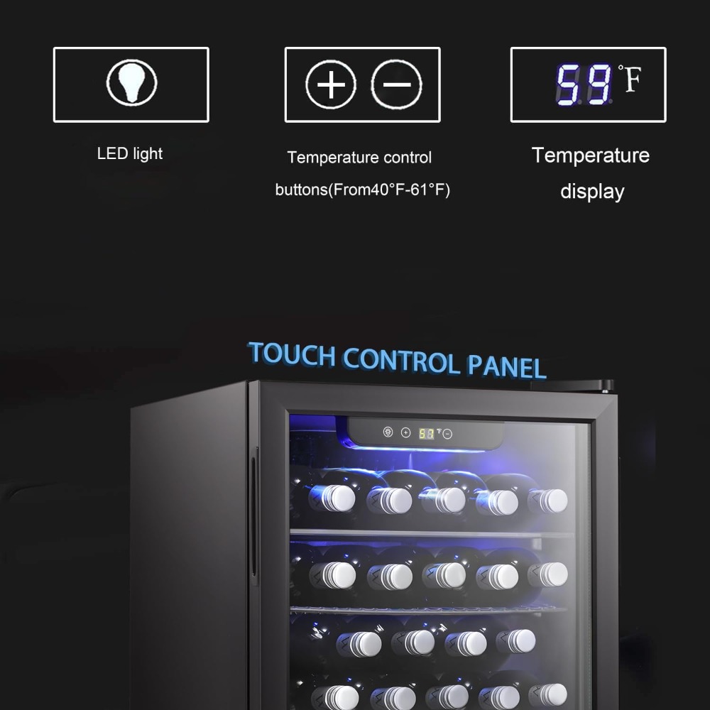 16 Bottle Wine Cooler/Cabinet  - Wine Beer Fridge Small incelemesi ve fiyatı