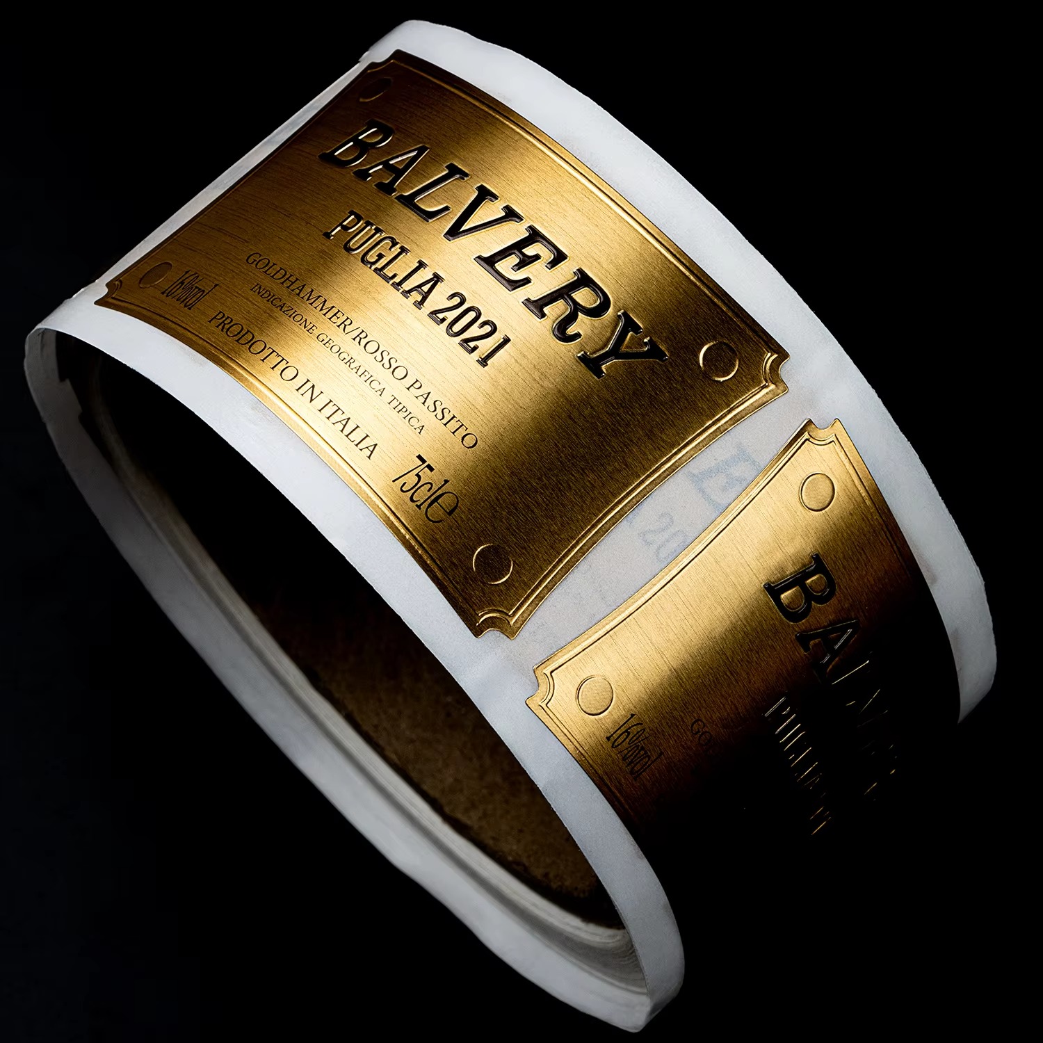 Gold Foil Embossed Metal Paper - Wine Beer Bottle incelemesi ve fiyatı