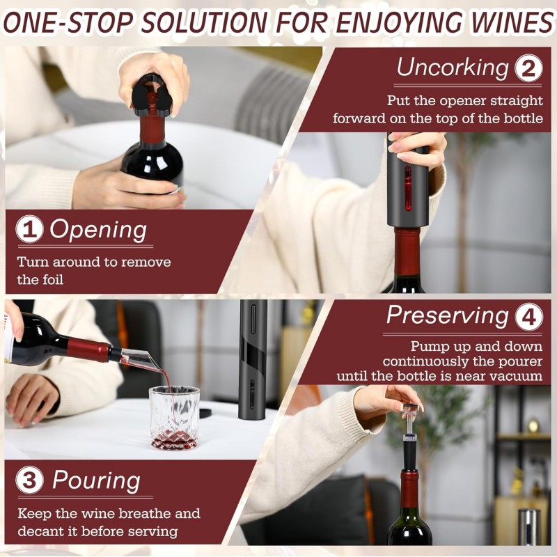Rechargeable Multifunction Ele - Wine Beer Bottle incelemesi ve fiyatı