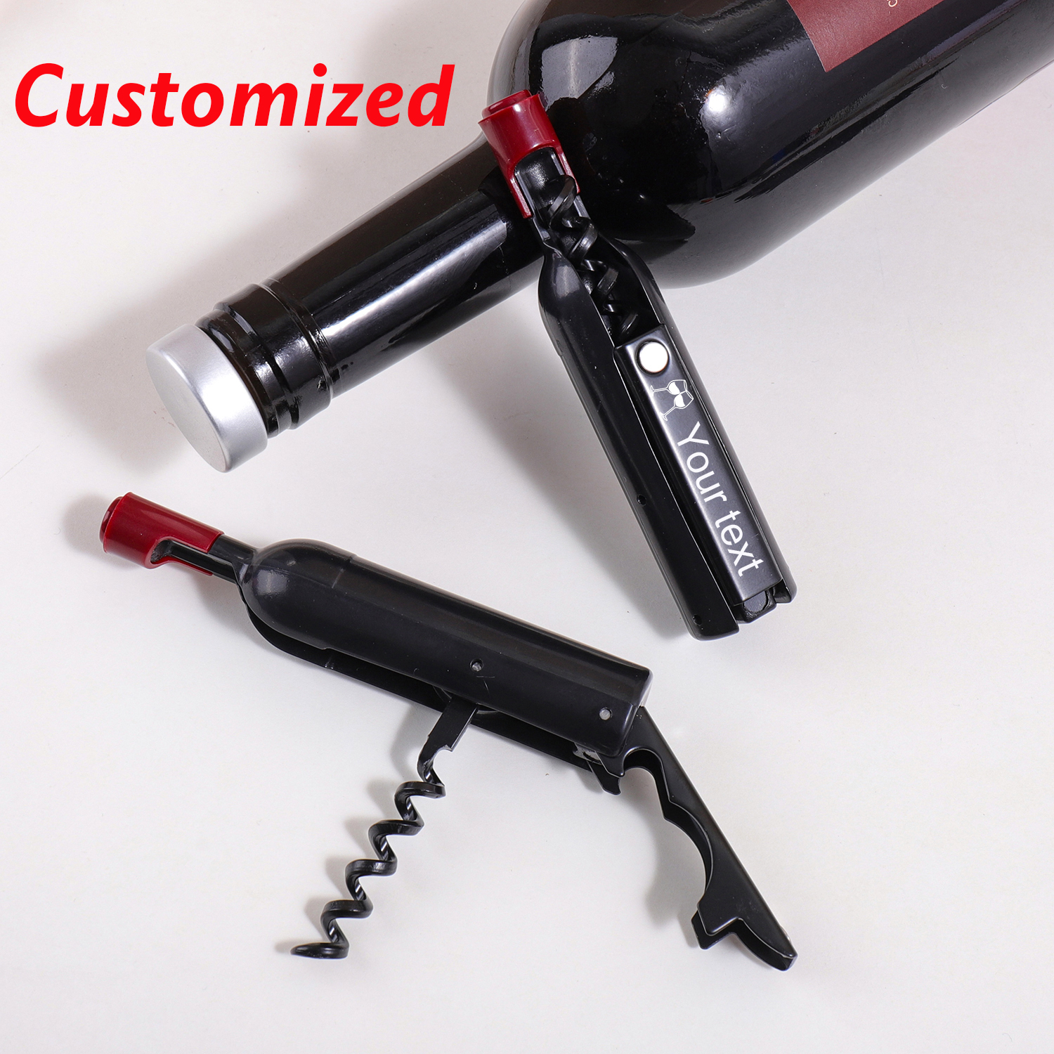 Bottle Shape Custom Text Wine  - Wine Beer Name incelemesi ve fiyatı