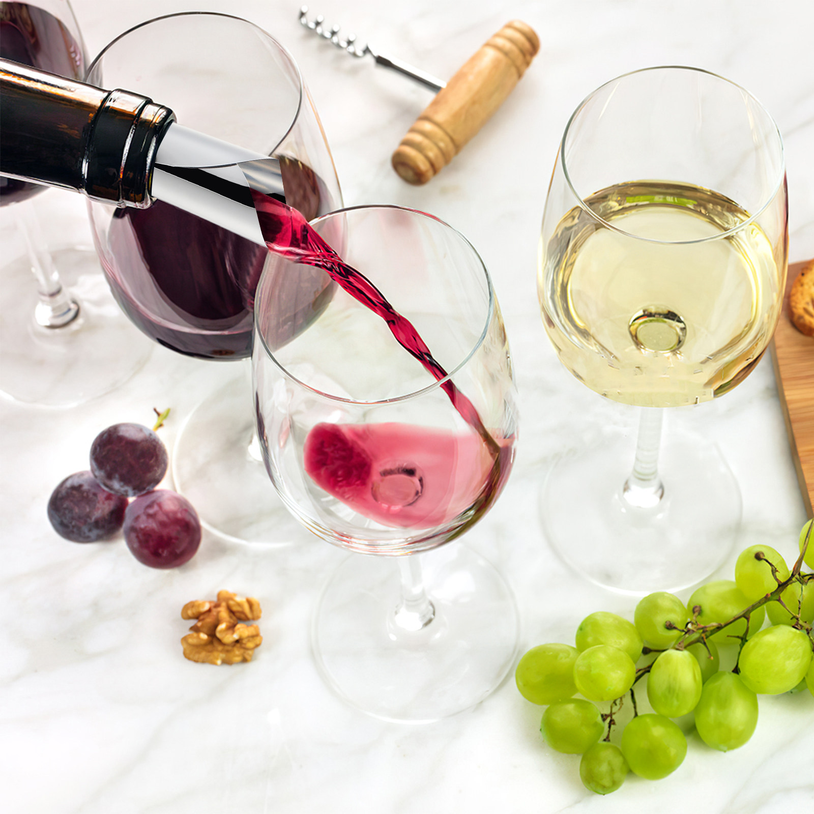60Pcs Round Wine Pourer Discs  - Wine Beer Spirit incelemesi ve fiyatı