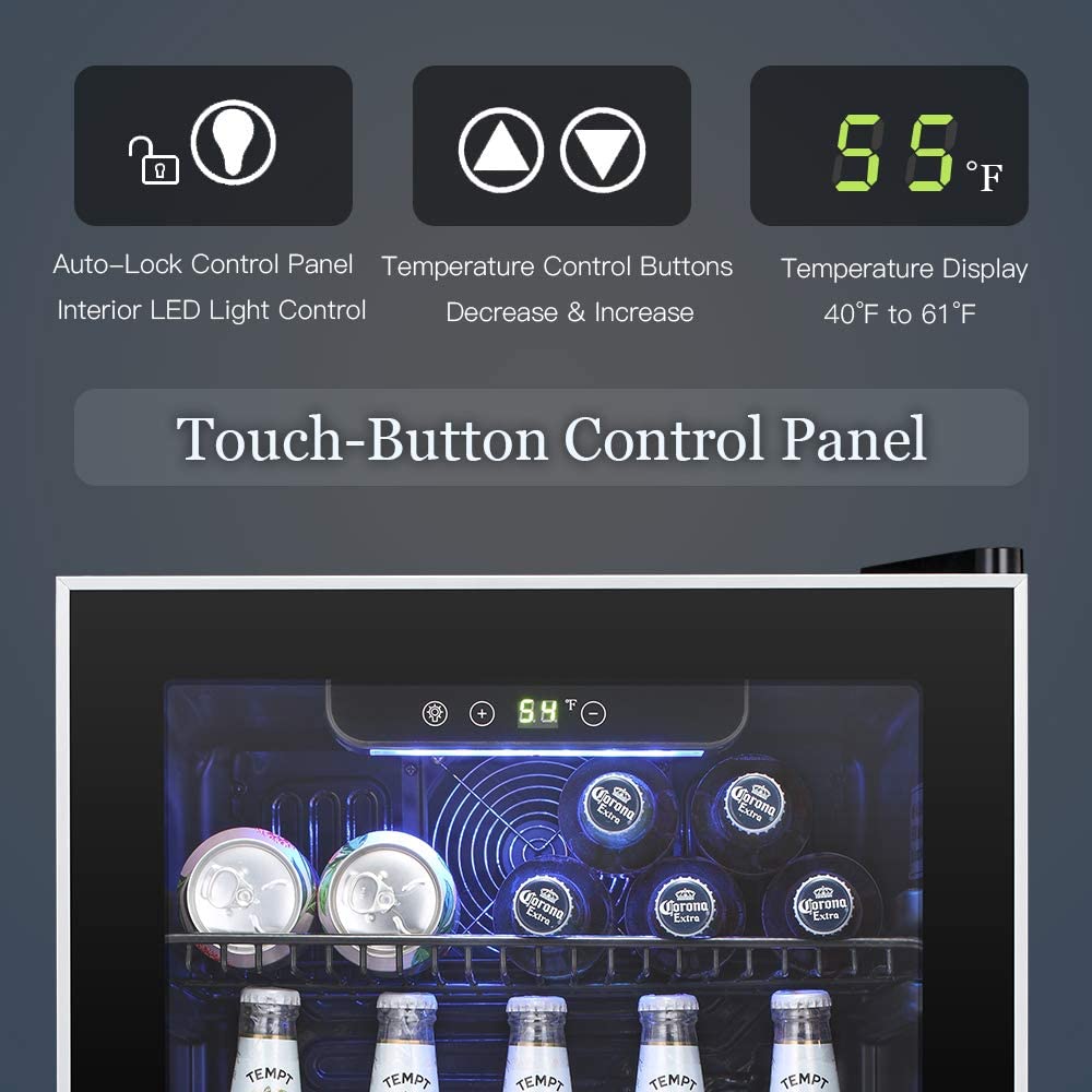 Beverage Refrigerator Cooler - - Wine Beer Fridge Small incelemesi ve fiyatı