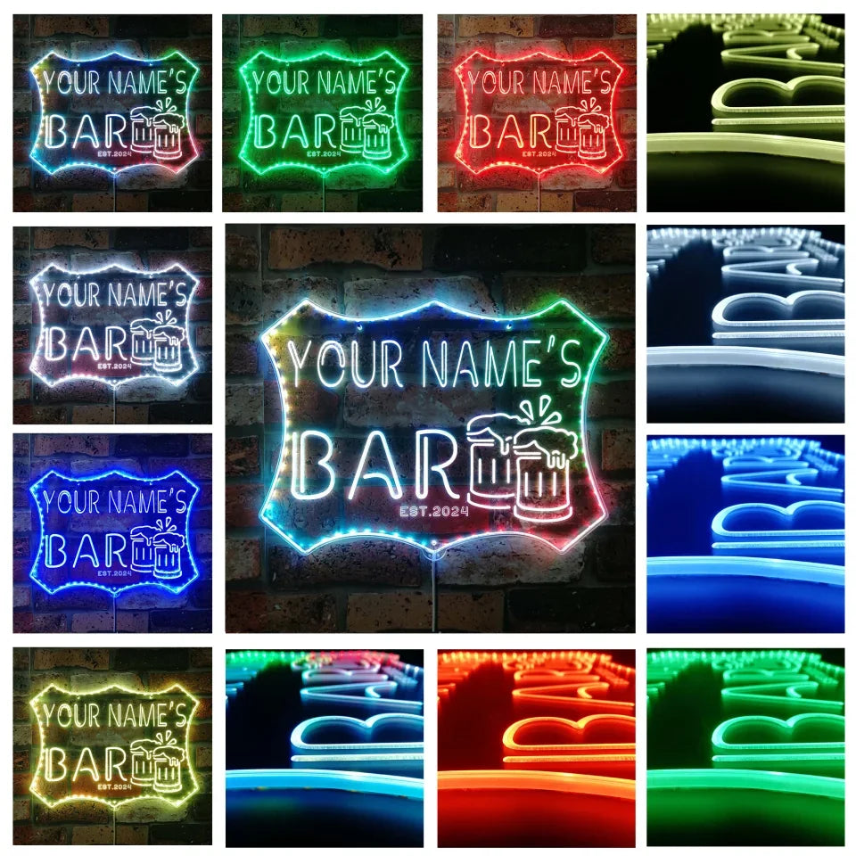 Personalized Your Name Bar & G - Wine Beer Name incelemesi ve fiyatı