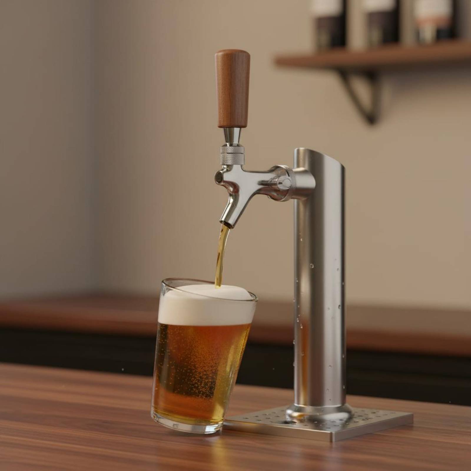 Short Wooden Beer Handle Solid - Wine Beer Usa incelemesi ve fiyatı