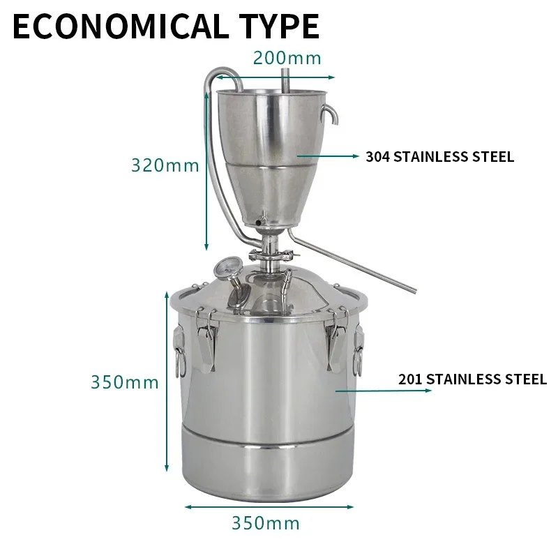 30L Stainless Steel Water Alco - Wine Beer Spirit incelemesi ve fiyatı